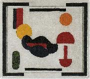 Theo van Doesburg Still Life (Composition V) Germany oil painting artist